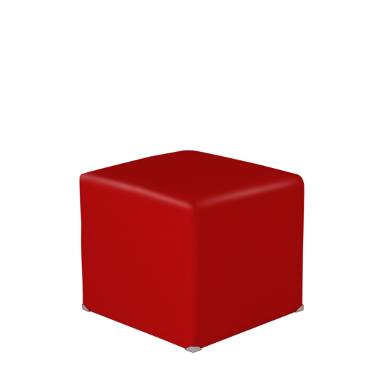 Puff Square 45 Rojo