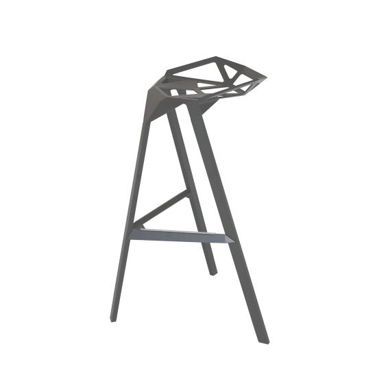 Stool One Dark gray